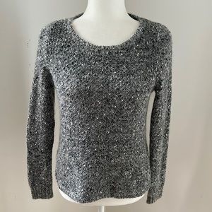 Ann Taylor Gray Crew Neck Sweater